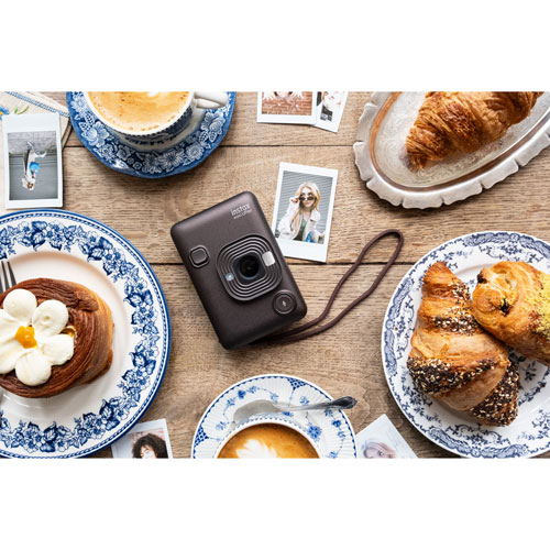 Fujifilm Instax Mini LiPlay Hybrid Instant Camera - Deep Bronze
