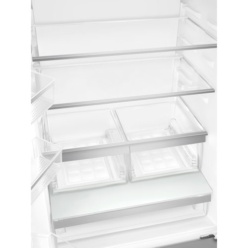 Smeg 30" 16.1 Cu. Ft. French Door Refrigerator with Ice Maker (FD30UXI) - Stainless Steel