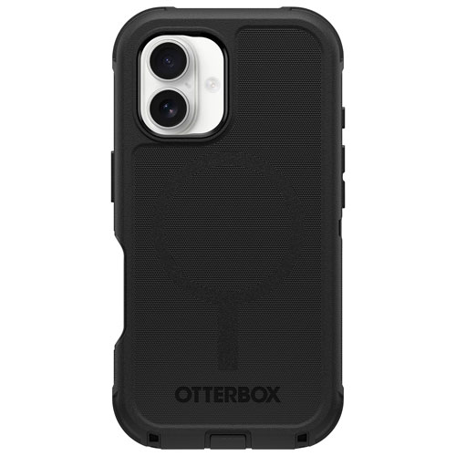 Étui rigide ajusté Defender Pro d'OtterBox avec MagSafe pour iPhone 16 - Noir