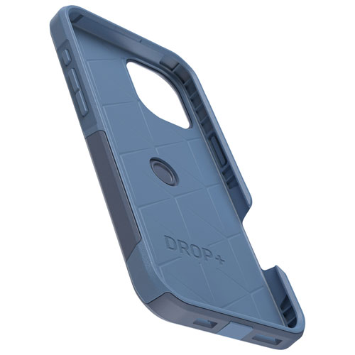 Étui rigide ajusté Commuter d'OtterBox avec MagSafe pour iPhone 16 Plus - Bleu Baby Blue Jeans