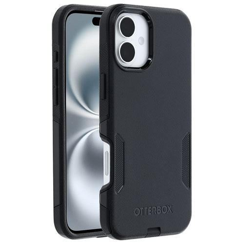 Étui rigide ajusté Commuter d'OtterBox avec MagSafe pour iPhone 16 Plus - Noir
