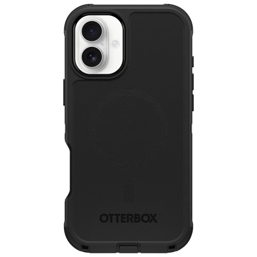 Étui rigide ajusté Defender Pro d'OtterBox avec MagSafe pour iPhone 16 Plus - Noir