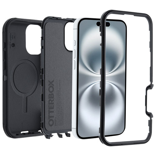 OtterBox Defender Pro Fitted Hard Shell Case with MagSafe for iPhone 16 Plus - Black