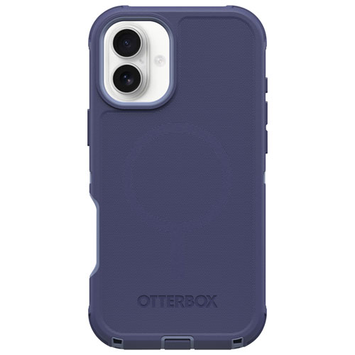 Étui rigide ajusté Defender Pro d'OtterBox avec MagSafe pour iPhone 16 Plus - Mauve Denver Dusk