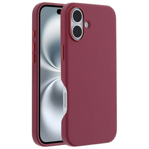 OtterBox Symmetry Cactus Leather Fitted Hard Shell Case with MagSafe for iPhone 16 Plus - Foxberry