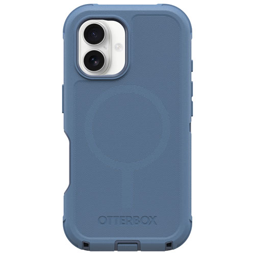 OtterBox Defender Pro Fitted Hard Shell Case with MagSafe for iPhone 16 - Baby Blue Jeans