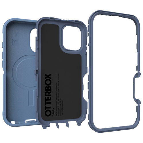 OtterBox Defender Pro Fitted Hard Shell Case with MagSafe for iPhone 16 - Baby Blue Jeans