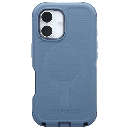 OtterBox Defender Pro Fitted Hard Shell Case with MagSafe for iPhone 16 - Baby Blue Jeans