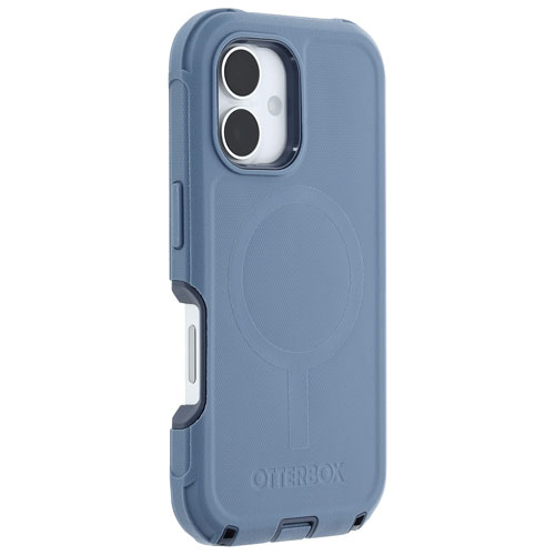 OtterBox Defender Pro Fitted Hard Shell Case with MagSafe for iPhone 16 - Baby Blue Jeans