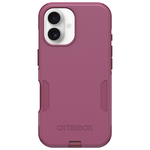 Étui rigide ajusté Commuter d'OtterBox avec MagSafe pour iPhone 16 - Rose Foxberry