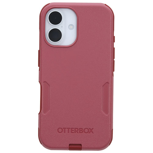 Étui rigide ajusté Commuter d'OtterBox avec MagSafe pour iPhone 16 - Rose Foxberry