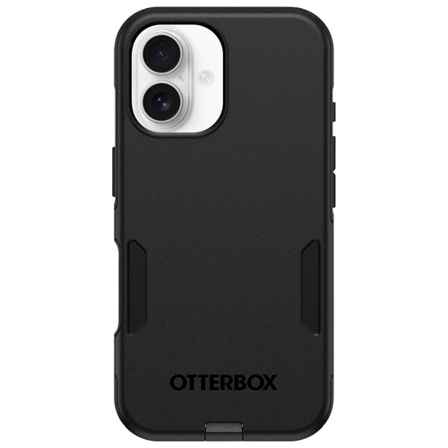 OtterBox Commuter Fitted Hard Shell Case with MagSafe for iPhone 16 - Black