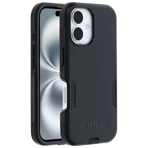 Étui rigide ajusté Commuter d'OtterBox avec MagSafe pour iPhone 16 - Noir