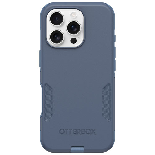 OtterBox Commuter Fitted Hard Shell Case with MagSafe for iPhone 16 Pro - Baby Blue Jeans