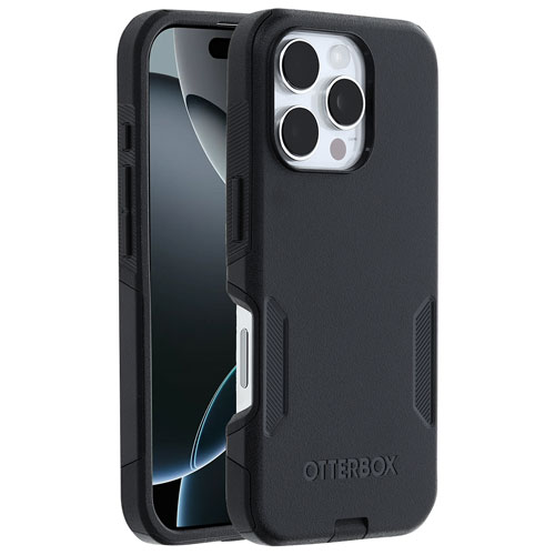 Étui rigide ajusté Commuter d'OtterBox avec MagSafe pour iPhone 16 Pro - Noir