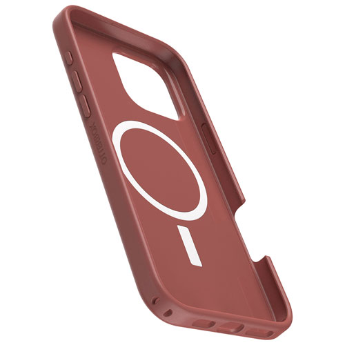 Étui rigide ajusté Symmetry d'OtterBox avec MagSafe pour iPhone 16 Pro Max - Rouille automnale