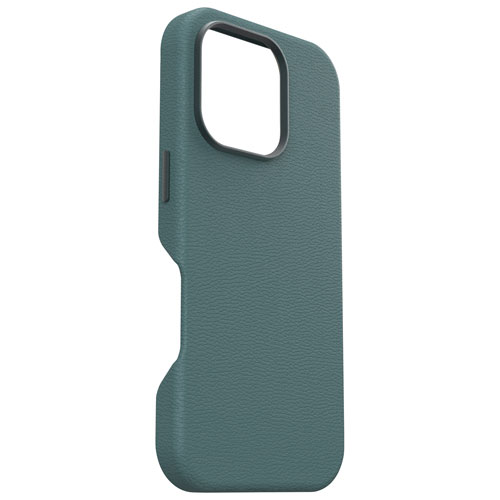 OtterBox Symmetry Cactus Leather Fitted Hard Shell Case with MagSafe for iPhone 16 Pro - Juniper Sprig