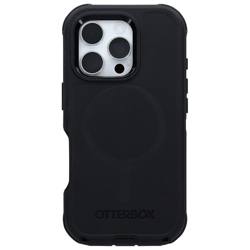 OtterBox Defender Pro Fitted Hard Shell Case with MagSafe for iPhone 16 Pro - Black