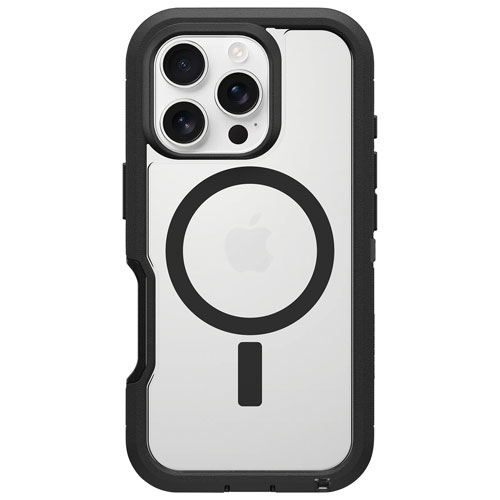 Étui rigide ajusté Defender XT d'OtterBox avec MagSafe pour iPhone 16 Pro - Côté sombre