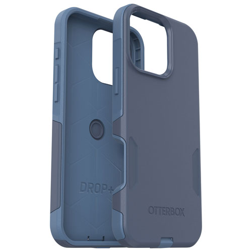 OtterBox Commuter Fitted Hard Shell Case with MagSafe for iPhone 16 Pro Max - Baby Blue Jeans