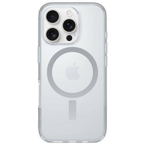 Étui rigide ajusté Symmetry d'OtterBox avec MagSafe pour iPhone 16 Pro - Transparent