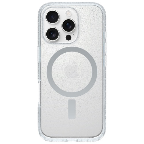 Étui rigide ajusté Symmetry d'OtterBox avec MagSafe pour iPhone 16 Pro - Poussière d'étoiles