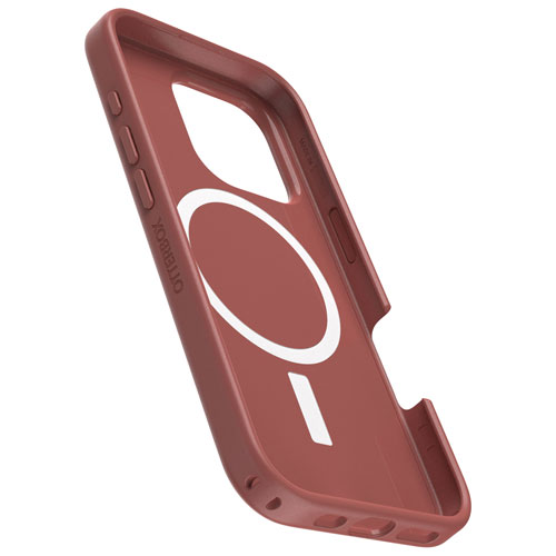 Étui rigide ajusté Symmetry d'OtterBox avec MagSafe pour iPhone 16 Pro - Rouille automnale