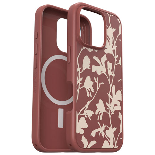 Étui rigide ajusté Symmetry d'OtterBox avec MagSafe pour iPhone 16 Pro - Rouille automnale