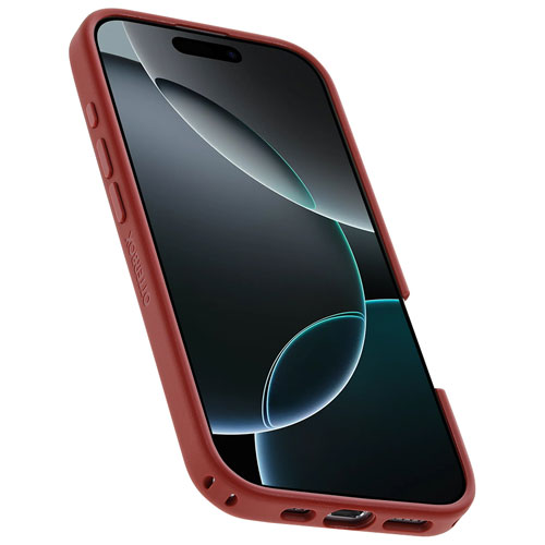 Étui rigide ajusté Symmetry d'OtterBox avec MagSafe pour iPhone 16 Pro - Rouille automnale