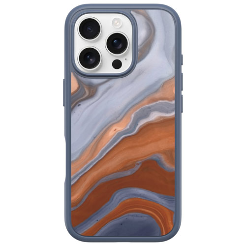 Étui rigide ajusté Symmetry d'OtterBox avec MagSafe pour iPhone 16 Pro - Agate du Haut désert