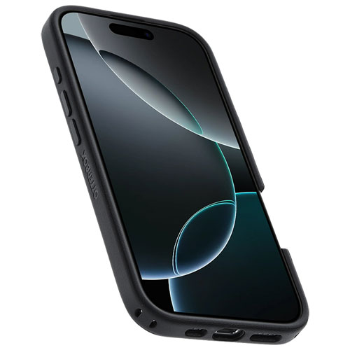 Étui rigide ajusté Symmetry+ d'OtterBox avec MagSafe pour iPhone 16 Pro - Noir