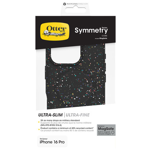 Étui rigide ajusté série Core d'OtterBox avec MagSafe pour iPhone 16 Pro - Nuit carnavalesque - Exclusivité de Best Buy
