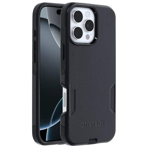 OtterBox Commuter Fitted Hard Shell Case with MagSafe for iPhone 16 Pro Max - Black