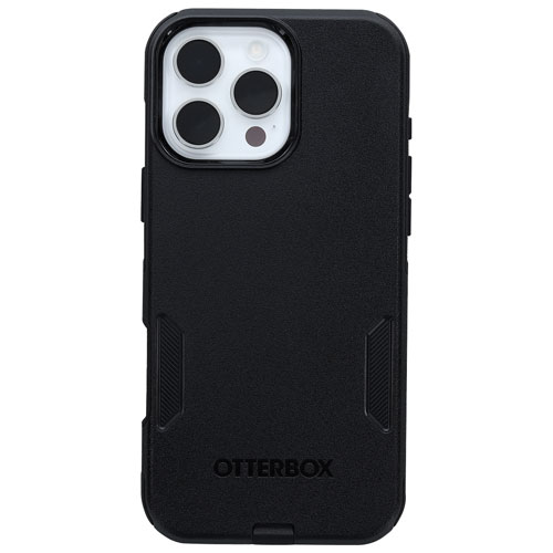 Étui rigide ajusté Commuter d'OtterBox avec MagSafe pour iPhone 16 Pro Max - Noir