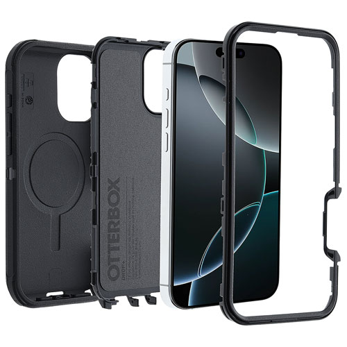 OtterBox Defender Pro Fitted Hard Shell Case with MagSafe for iPhone 16 Pro Max - Black