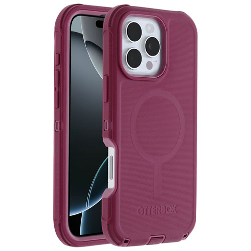 Étui rigide ajusté Defender Pro d'OtterBox avec MagSafe pour iPhone 16 Pro Max - Airelle