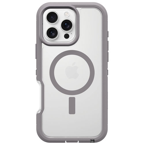 Étui rigide ajusté Defender XT d'OtterBox avec MagSafe pour iPhone 16 Pro Max - Transparent enneigé