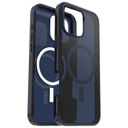Étui rigide ajusté Symmetry d'OtterBox avec MagSafe pour iPhone 16 Pro Max - Jean bleu poudre