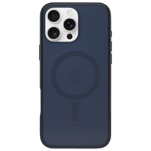 Étui rigide ajusté Symmetry d'OtterBox avec MagSafe pour iPhone 16 Pro Max - Jean bleu poudre