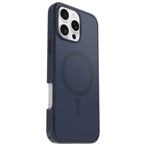 Étui rigide ajusté Symmetry d'OtterBox avec MagSafe pour iPhone 16 Pro Max - Jean bleu poudre