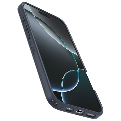 Étui rigide ajusté Symmetry d'OtterBox avec MagSafe pour iPhone 16 Pro Max - Jean bleu poudre