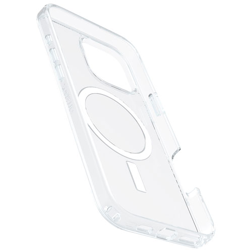 Étui rigide ajusté Symmetry d'OtterBox avec MagSafe pour iPhone 16 Pro Max - Transparent