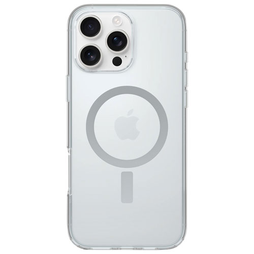 Étui rigide ajusté Symmetry d'OtterBox avec MagSafe pour iPhone 16 Pro Max - Transparent