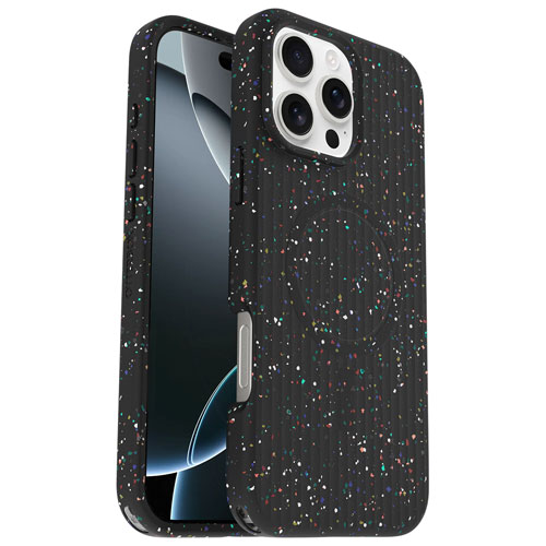 Étui rigide ajusté série Core d'OtterBox avec MagSafe pour iPhone 16 Pro Max - Nuit carnavalesque - Exclusivité de Best Buy