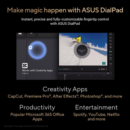 Portable à écran tactile DELO 4K de 16 po ProArt P16 d'ASUS - Noir nano