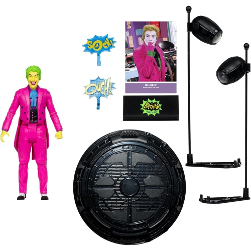 DC Retro Batman 1966 6 Inch Action Figure Exclusive - Black Light Joker Gold Label