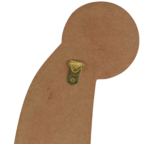 Panneau de porte chapeau de Noël « arrêt du père Noël » – 35 po