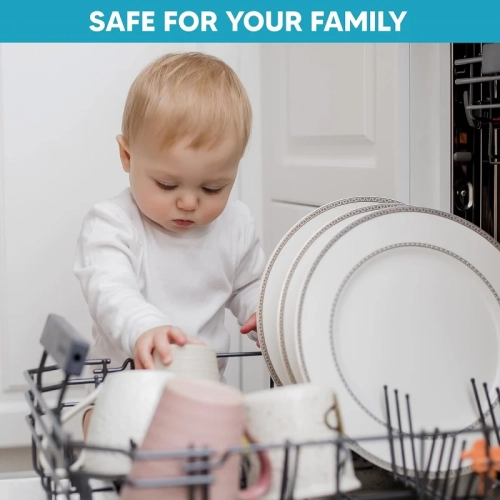 Nature Clean Automatic Dishwasher Pacs, Fragrance-Free, 60 Count | Natural and Eco-Friendly Dishwasher Detergent