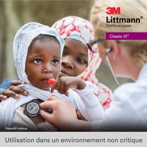 3M Littmann Classic III Monitoring Stethoscope - High Acoustic Sensitivity for Precise Diagnoses