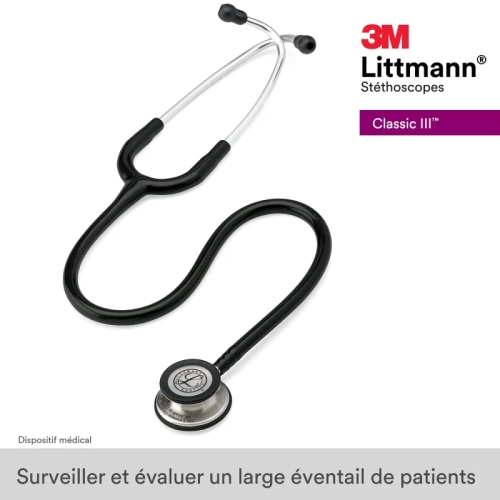 3M Littmann Classic III Monitoring Stethoscope - High Acoustic Sensitivity for Precise Diagnoses